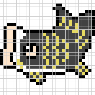 アイロンビーズ-鯉のぼり-図案